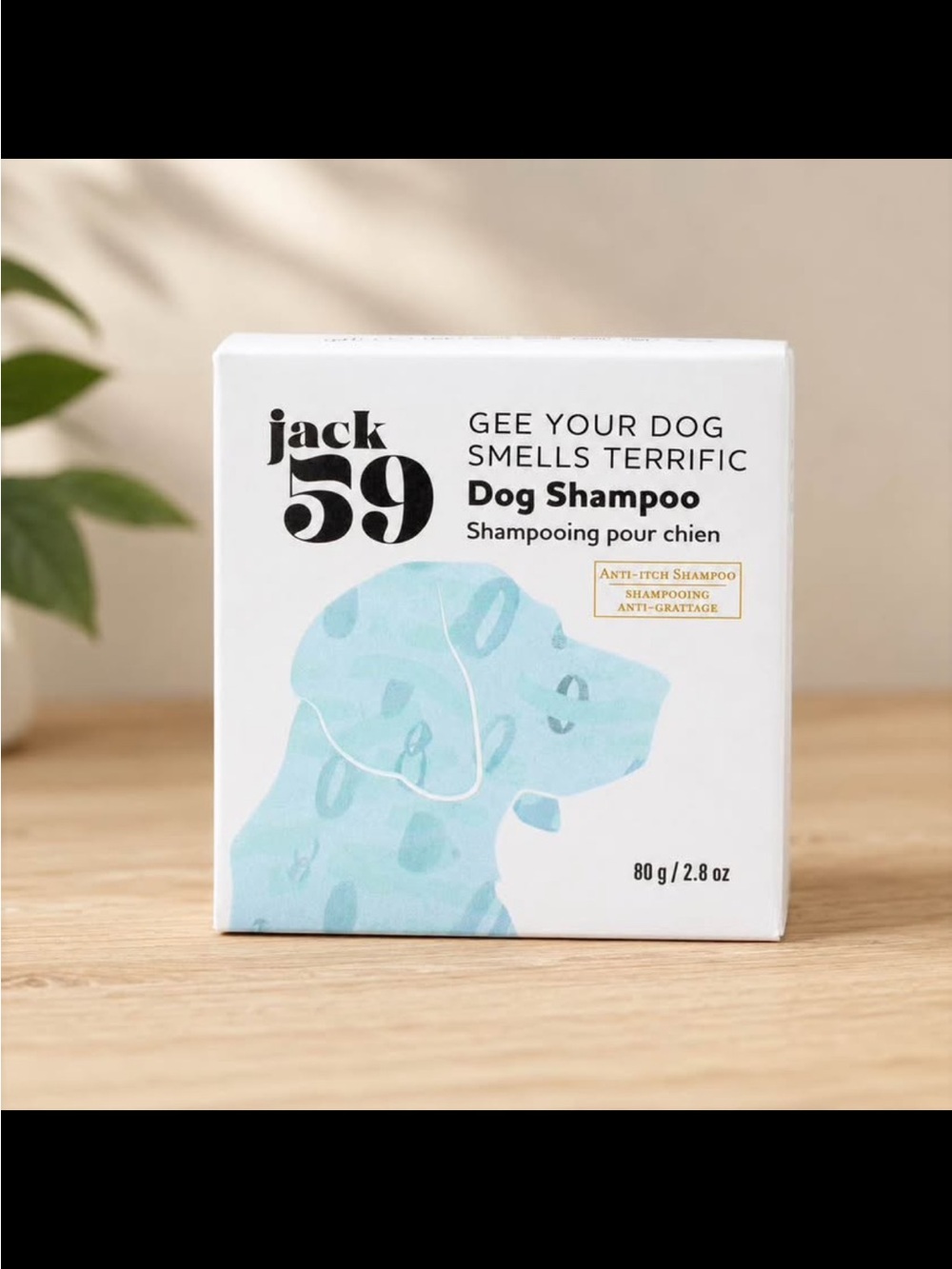 Jack59 Blue Anti-Itch Dog Shampoo Bar - Gentle Clean & Fresh Scent